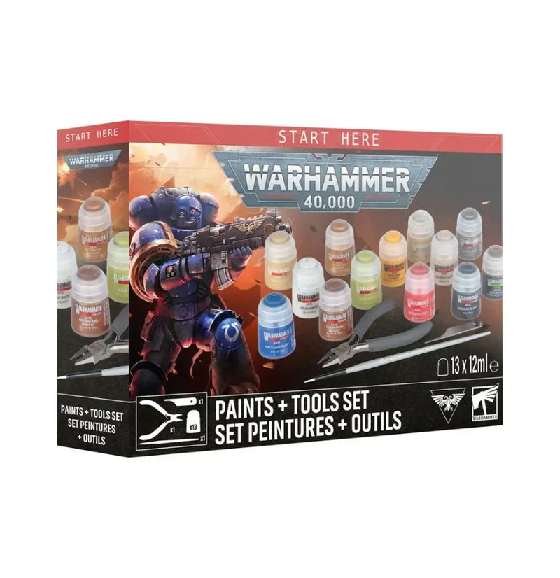 Warhammer 40k: Paint + Tools Set (2026-07-25) - Games Workshop