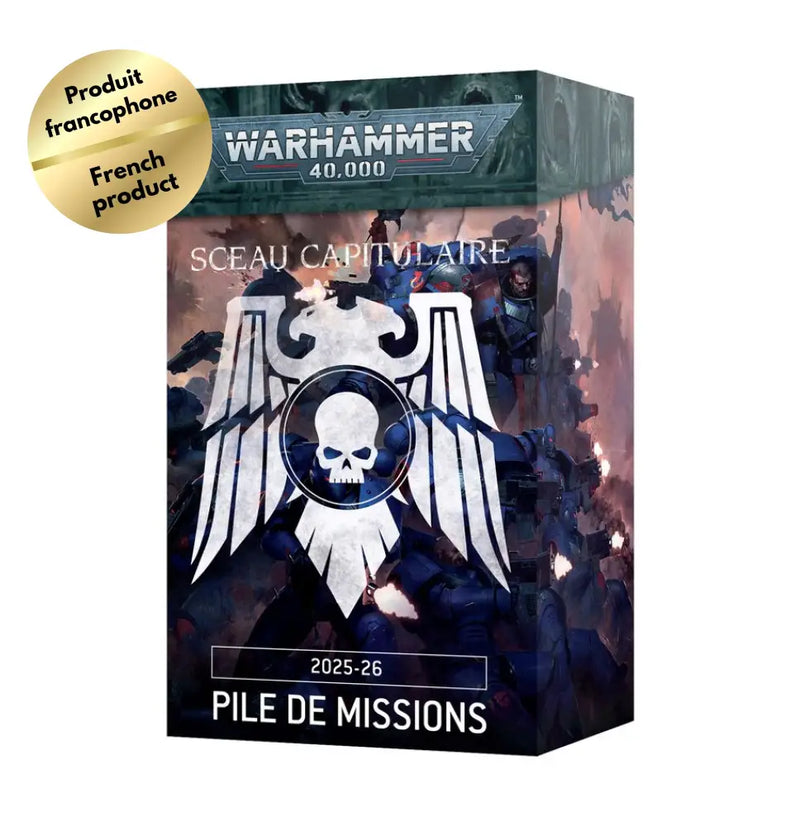 Warhammer 40k - Sceau Capitulaire 2025-26: Pile de Missions (FR) - Games Workshop