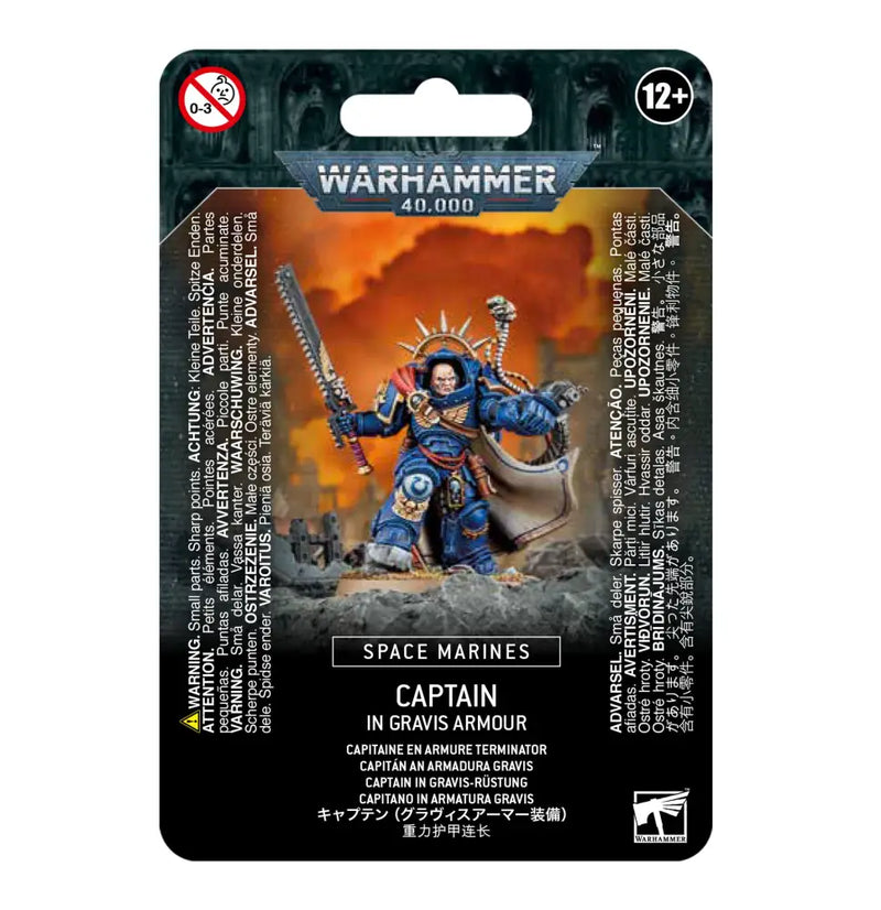 Warhammer 40k - Space Marines: Captain In Gravis Armour - Games Workshop