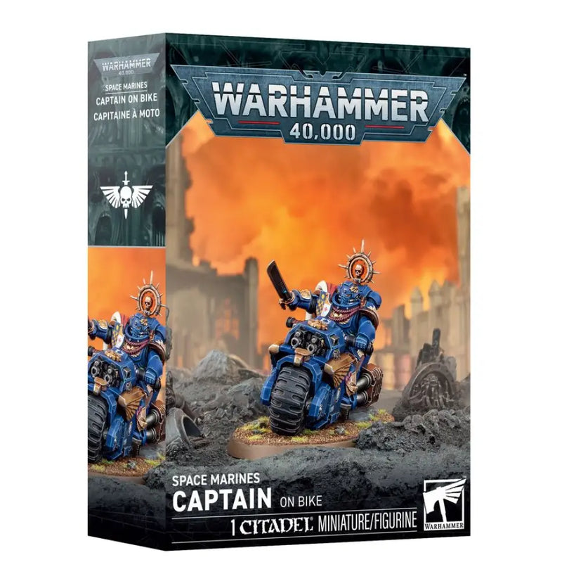 Warhammer 40k - Space Marines: Captain on Bike (2026-10-03) - Games Workshop