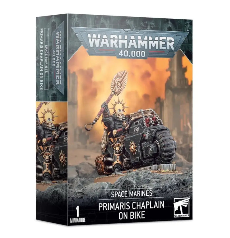 Warhammer 40k - Space Marines: Primaris Chaplain on Bike - Games Workshop