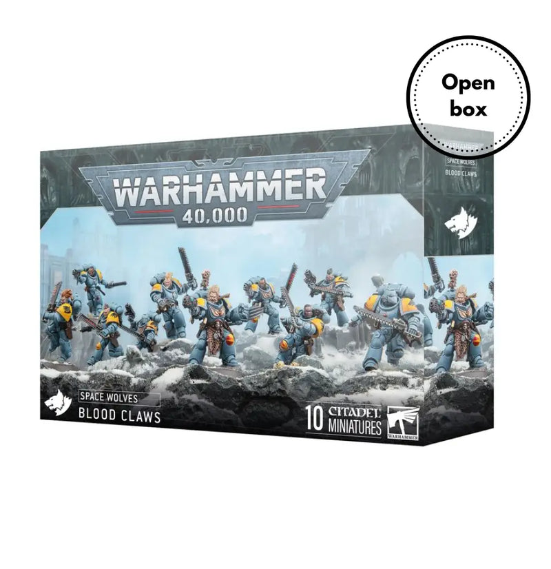 Warhammer 40k - Space Wolves: Blood Claws (Used on Sprue) - Games Workshop
