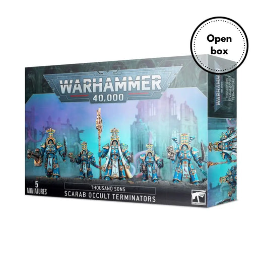 Warhammer 40k - Thousand Sons: Scarab Occult Terminators (Used on Sprue) - Games Workshop