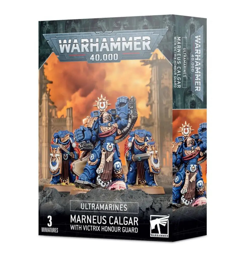 Warhammer 40k - Ultramarines: Marneus Calgar with Victrix Honour Guard - Games Workshop
