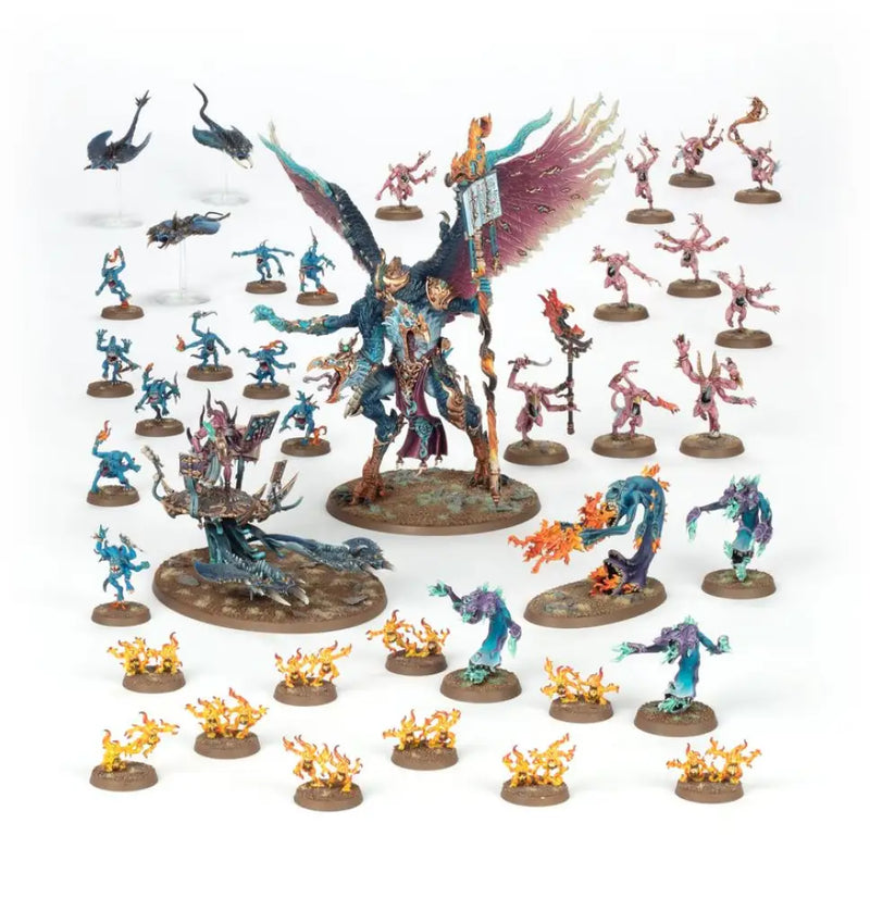 Warhammer: Age of Sigmar - Battleforce: Disciples of Tzeentch – Warpflame Cavalcade - Games Workshop