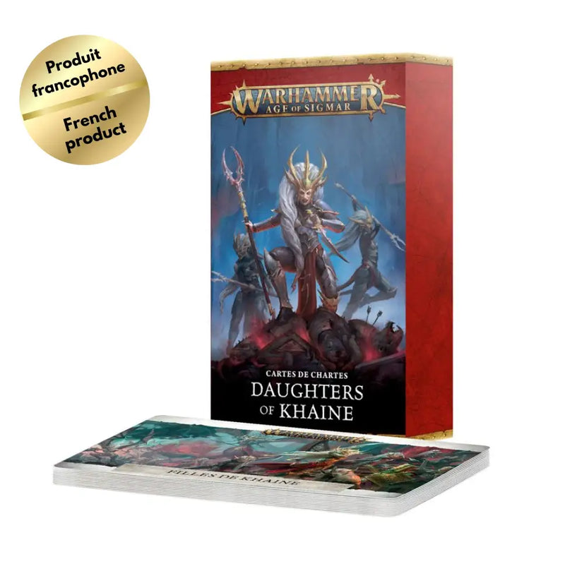 Warhammer Age of Sigmar: Cartes de Chartes: Daughters of Khaine (FR) - Games Workshop