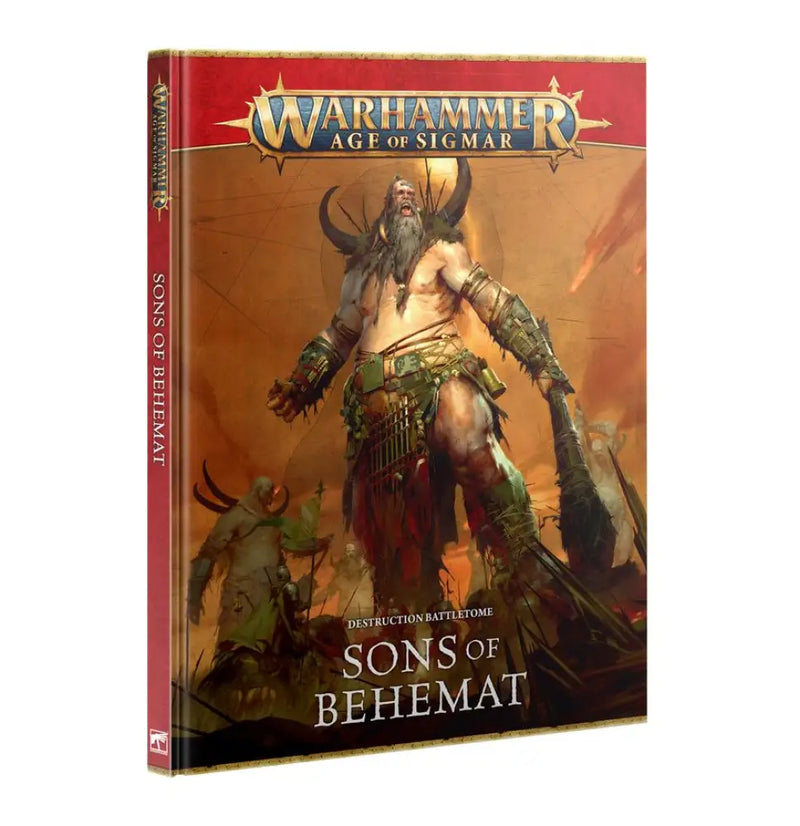 Warhammer: Age of Sigmar - Destruction Battletome: Sons of Behemat (EN) (2026-09-26) - Games Workshop