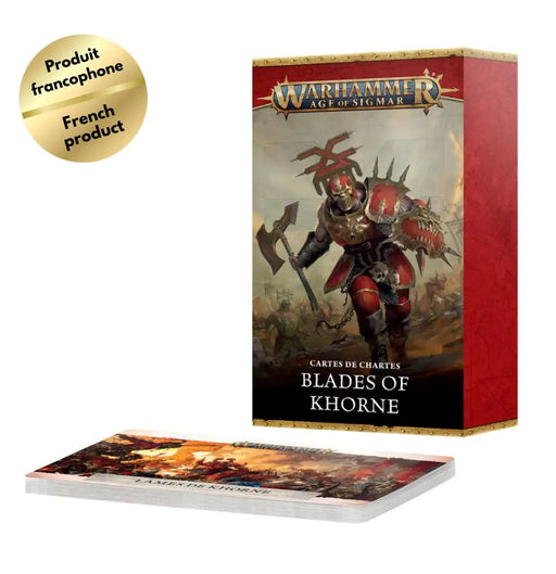 Warhammer Age of Sigmar: Warscroll Cards - Blades of Khorne (FR) - Games Workshop