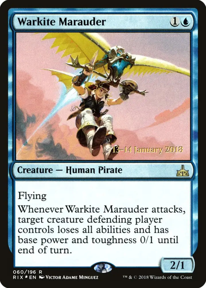 Warkite Marauder [Rivals of Ixalan Prerelease Promos] - MTG Single