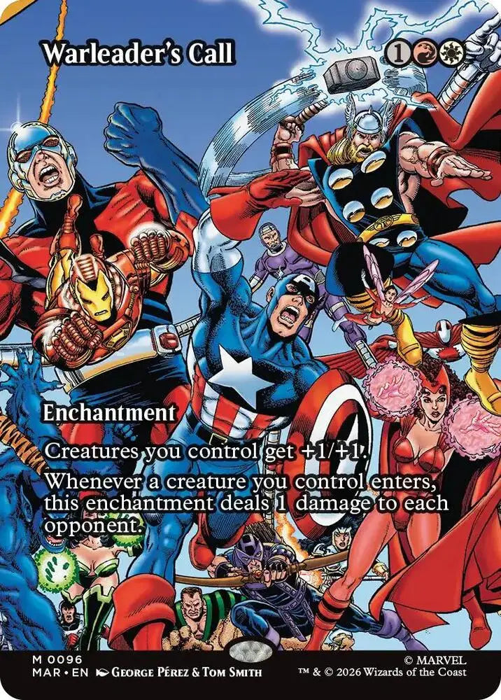 Warleader's Call (Borderless) (96) [Marvel Universe Eternal-Legal]