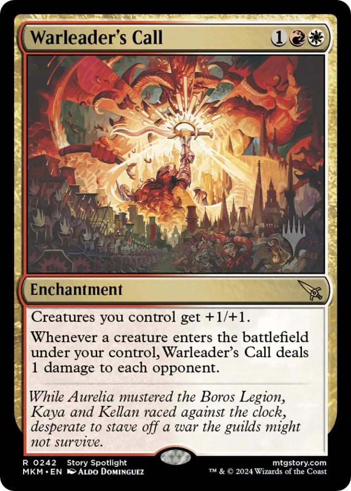 Warleader’s Call (Promo Pack) [Murders at Karlov Manor Promos] - MTG Single