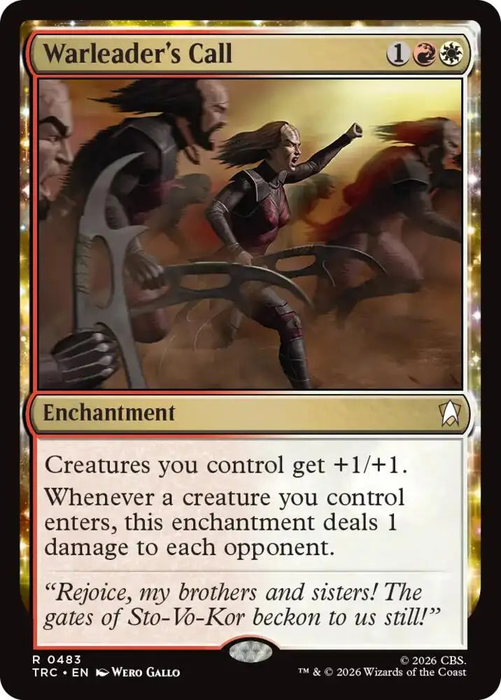 Warleader's Call (Surge Foil) (483) [Star Trek Commander]