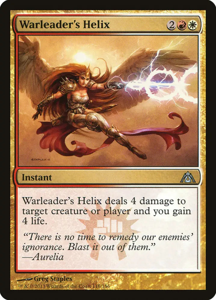 Warleader’s Helix [Dragon’s Maze] - MTG Single