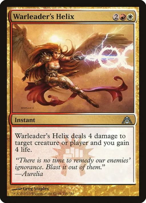 Warleader’s Helix [Dragon’s Maze] - MTG Single