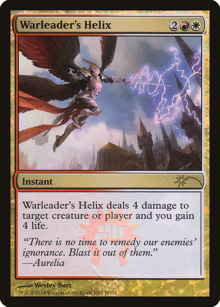 Warleader’s Helix [Friday Night Magic 2014] - MTG Single