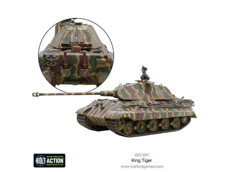 Bolt Action: King Tiger (Coffret en Plastique) (Anglais)