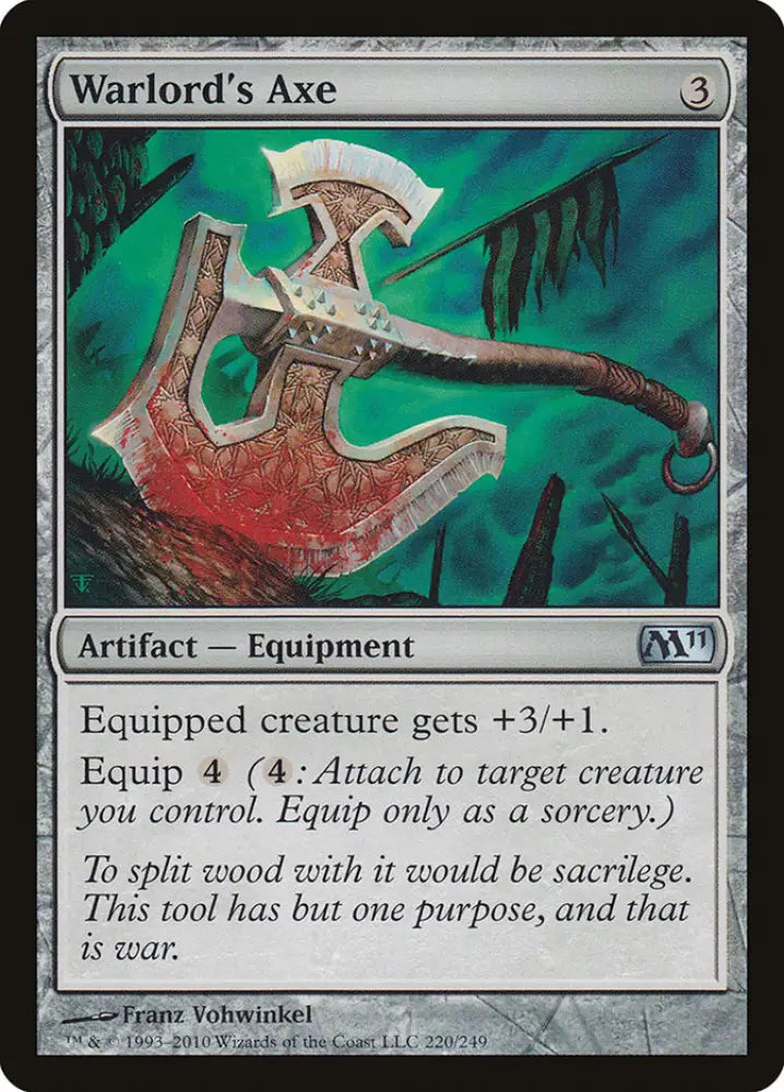 Warlord’s Axe [Magic 2011] - MTG Single