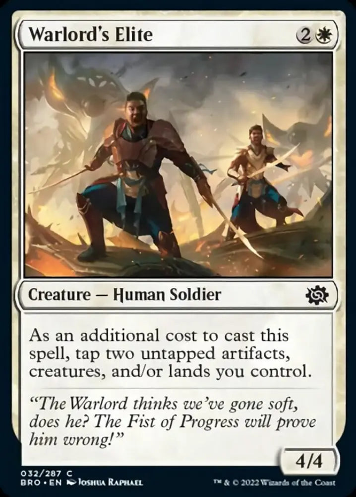 Warlord’s Elite [The Brothers’ War] - MTG Single