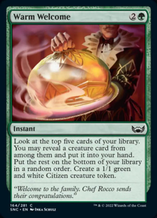 Warm Welcome [Streets of New Capenna] - MTG Single