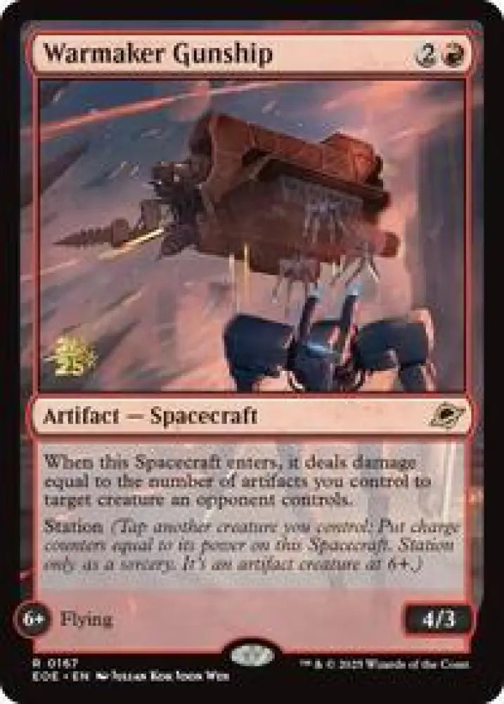 Warmaker Gunship (167) [Prerelease Cards]