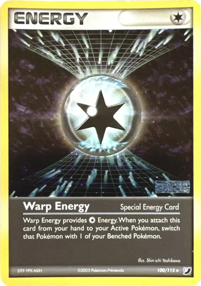Warp Energy (100/115) (Stamped) [EX: Unseen Forces] - Pokemon Single
