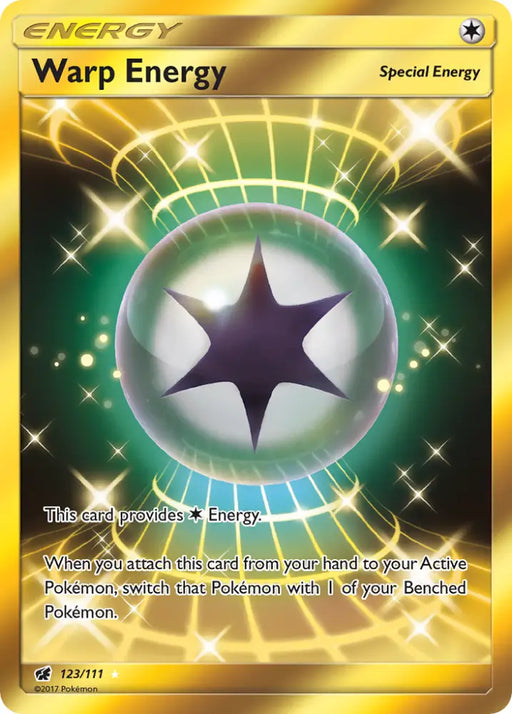 Warp Energy (123/111) [Sun & Moon: Crimson Invasion] - Pokemon Single