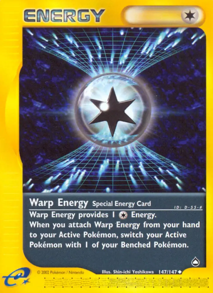 Warp Energy (147/147) [Aquapolis] - Pokemon Single