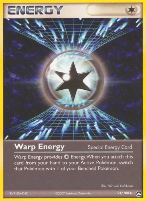 Warp Energy (91/108) [EX: Power Keepers] - Pokemon Single