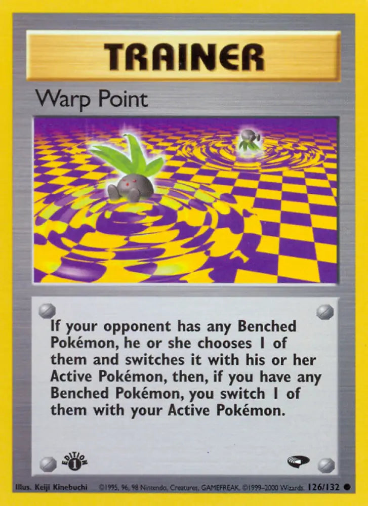 Warp Point (126/132) [Gym Challenge 1st Edition] - Pokemon Single