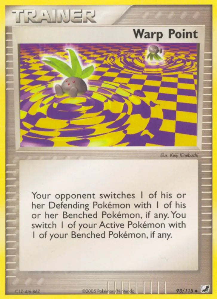 Warp Point (93/115) [EX: Unseen Forces] - Pokemon Single