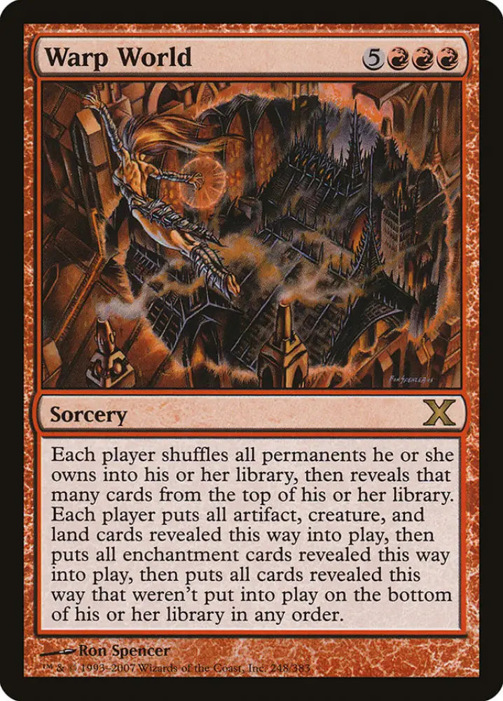 Warp World [Tenth Edition] - MTG Single