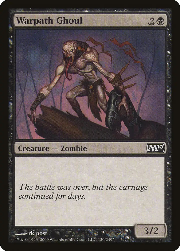 Warpath Ghoul [Magic 2010] - MTG Single