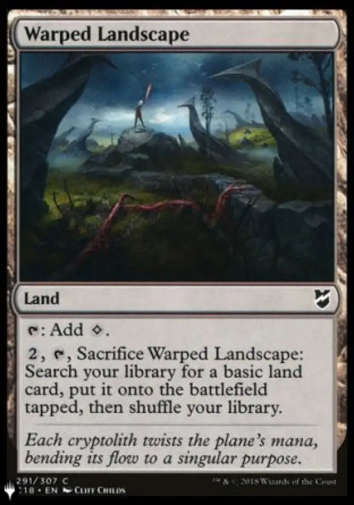 Warped Landscape [The List] - MTG Single