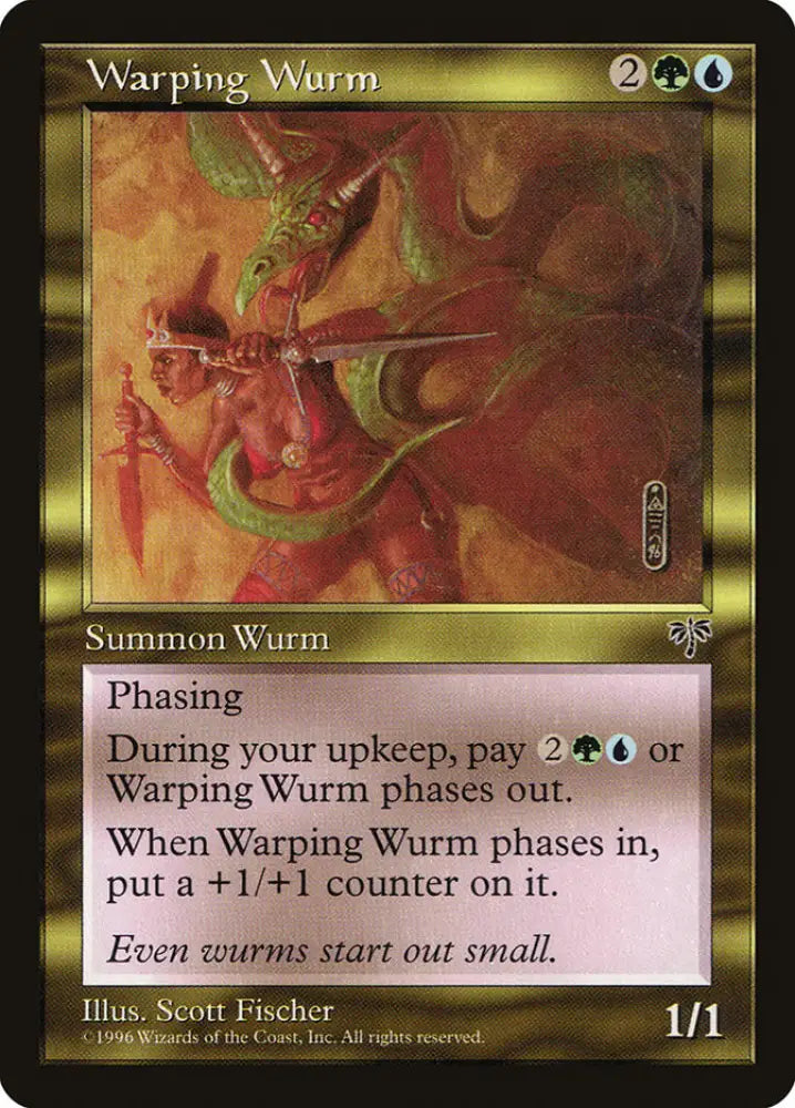Warping Wurm [Mirage] - MTG Single