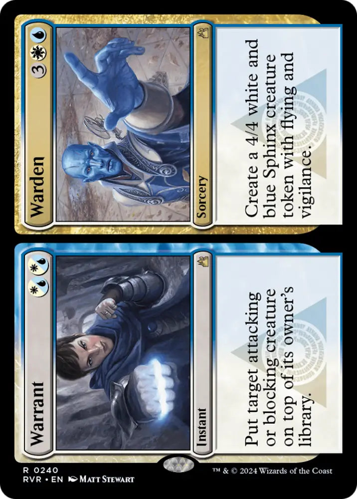 Warrant // Warden [Ravnica Remastered] - MTG Single