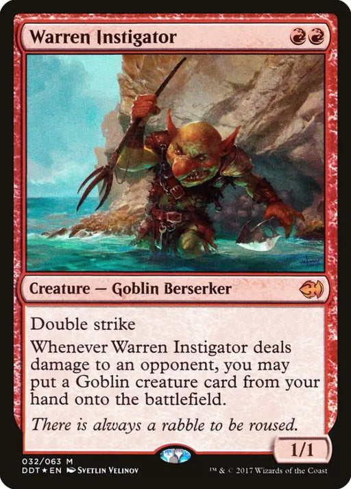 Warren Instigator [Duel Decks: Merfolk vs. Goblins] - MTG Single