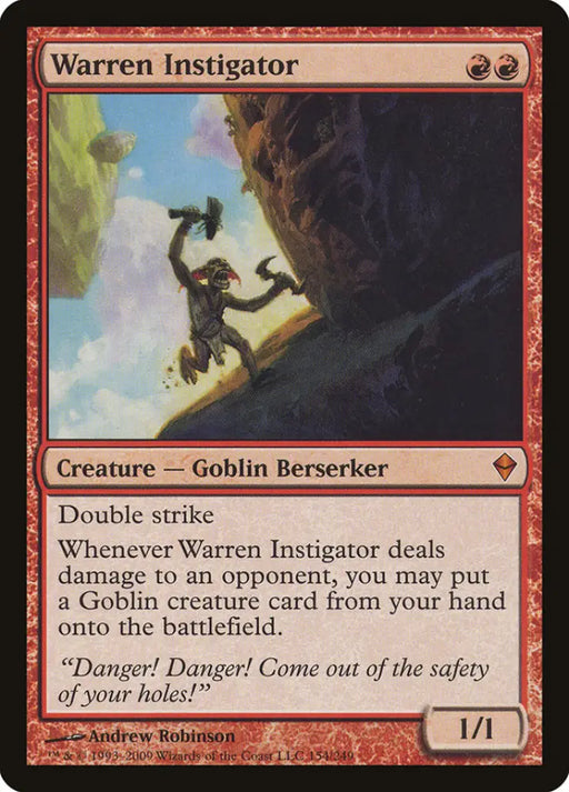 Warren Instigator [Zendikar] - MTG Single