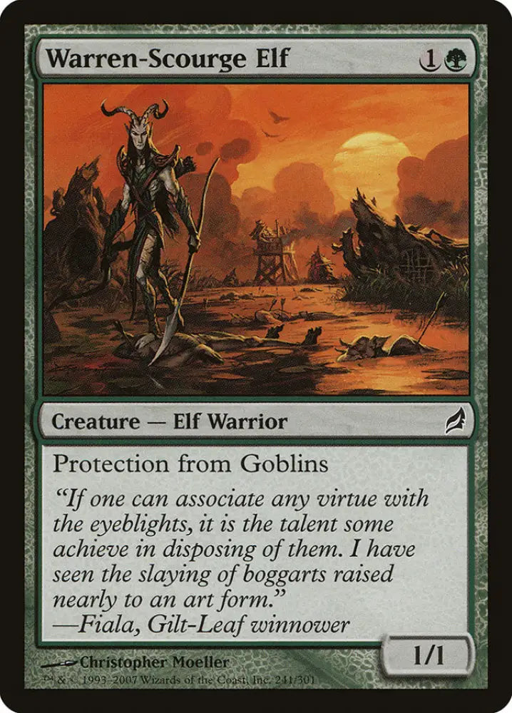 Warren-Scourge Elf [Lorwyn] - MTG Single