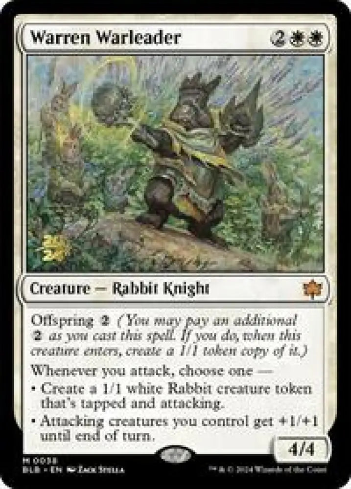 Warren Warleader (38) [Prerelease Cards]
