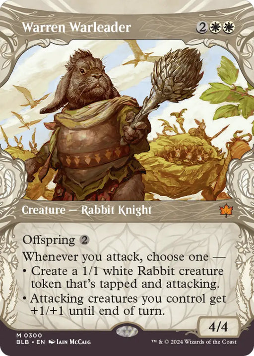 Warren Warleader (Showcase) [Bloomburrow] - MTG Single