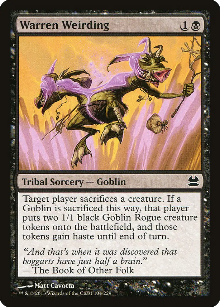 Warren Weirding [Modern Masters] - MTG Single