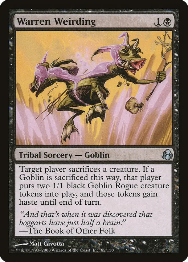 Warren Weirding [Morningtide] - MTG Single