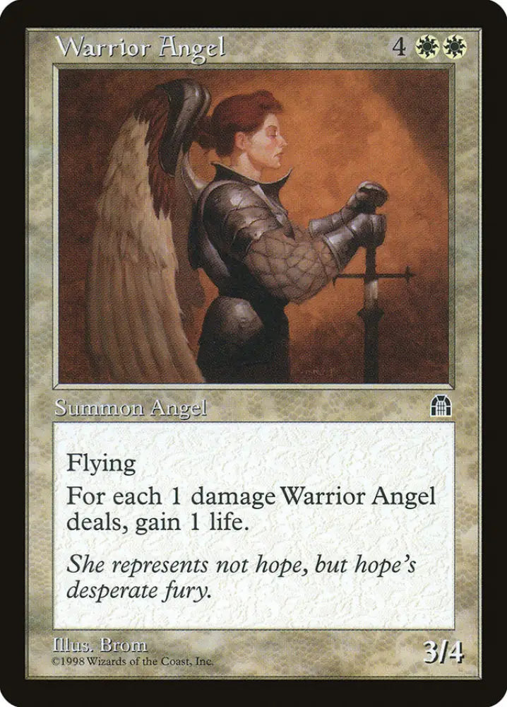 Warrior Angel [Stronghold] - MTG Single