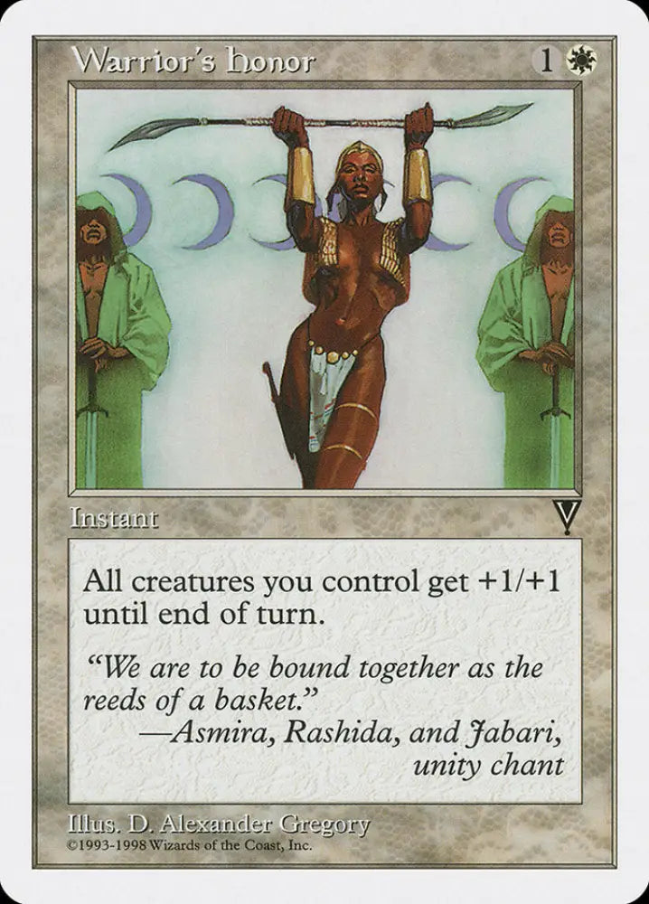 Warrior’s Honor [Anthologies] - MTG Single