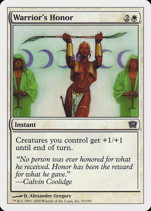 Warrior’s Honor [Ninth Edition] - MTG Single
