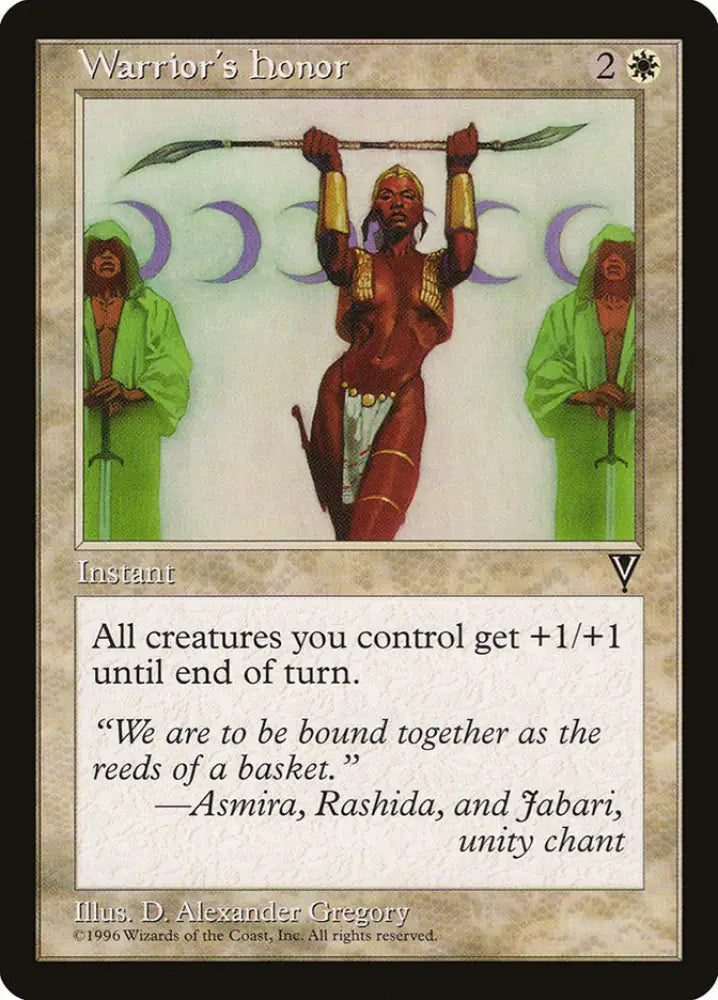 Warrior’s Honor [Visions] - MTG Single