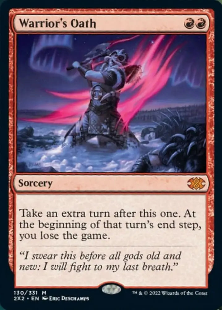 Warrior’s Oath [Double Masters 2022] - MTG Single