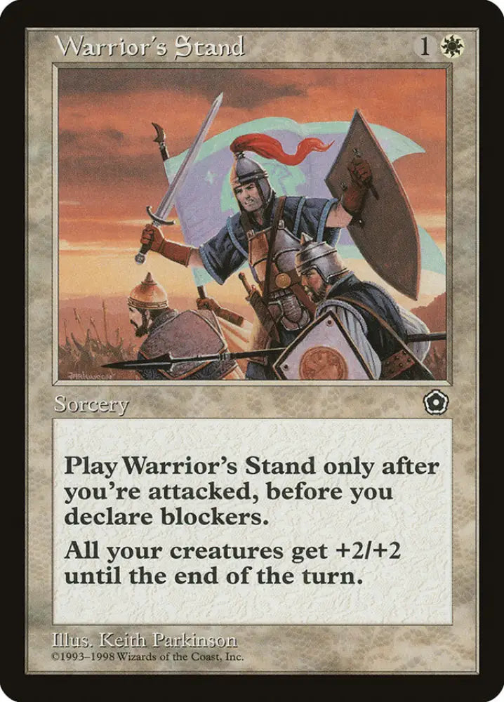 Warrior’s Stand [Portal Second Age] - MTG Single