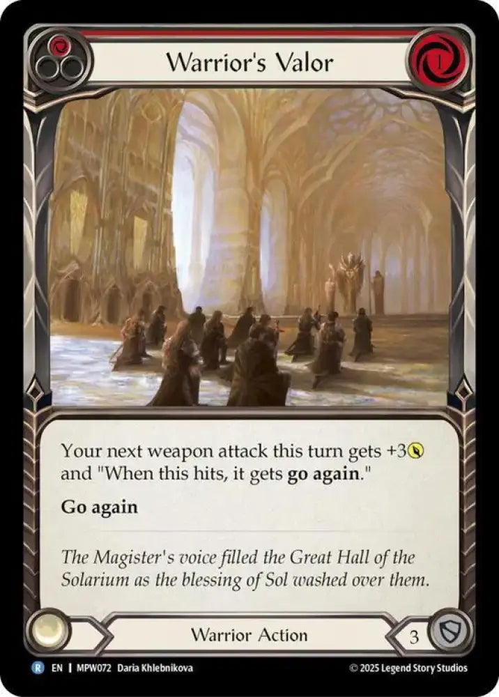 Warrior's Valor (MPW072) [Mastery Pack Warrior]