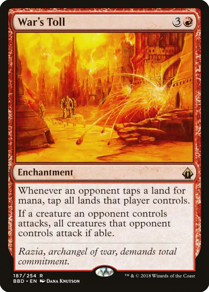 War’s Toll [Battlebond] - MTG Single